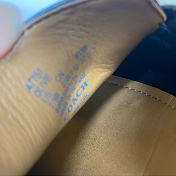 Coach Jewel Pebbled Leather Loafer Size 7.5B - Picture 6 of 7